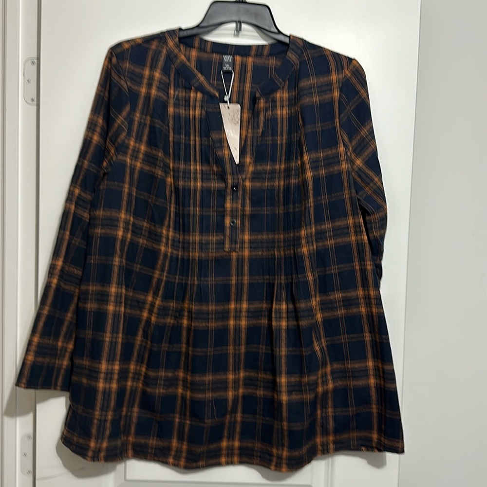 Emery rose plaid printed shirt
